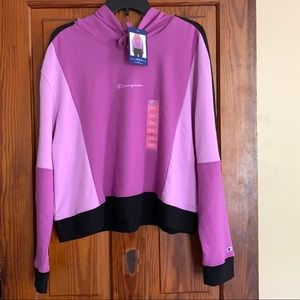 Champion Womens Hoodie Purple/Black